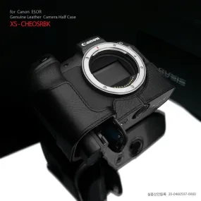 Gariz XS-CHEOSRBK Black Leather Camera Half Case for Canon EOS R