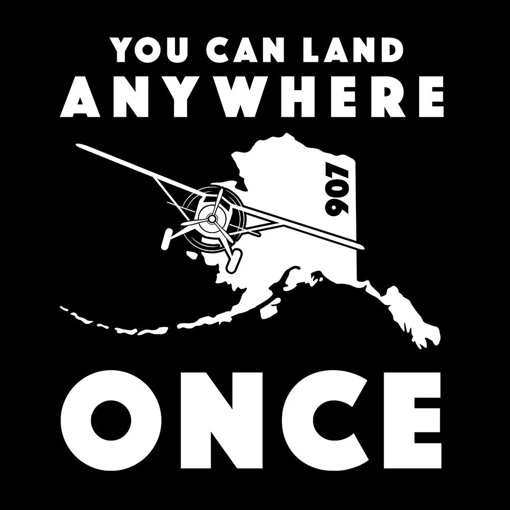 Land Anywhere Decal