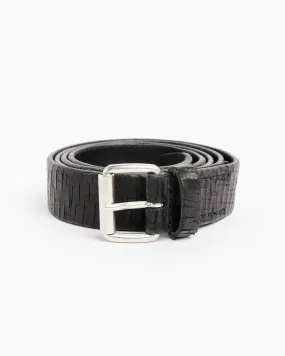 Leather Belt in Black