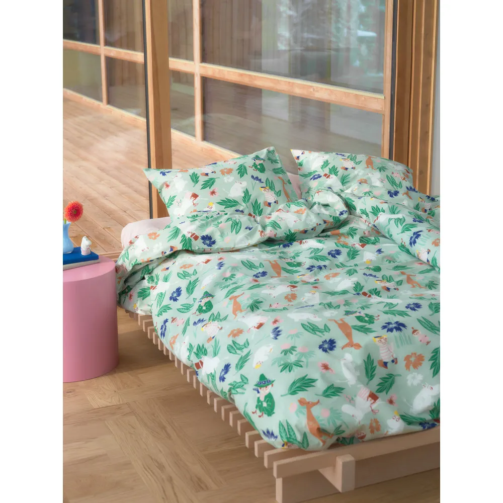 Moomin Flower Garden GOTS Bed Set 140x200cm - Moomin Arabia