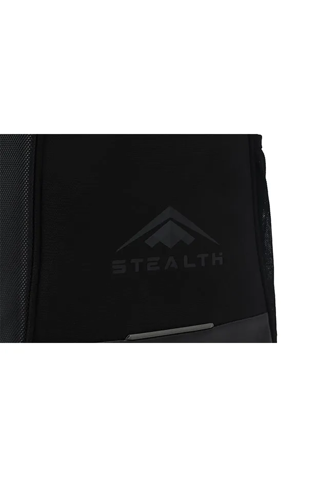 Stealth 25L Black Anti-theft Laptop Backpack with Raincover