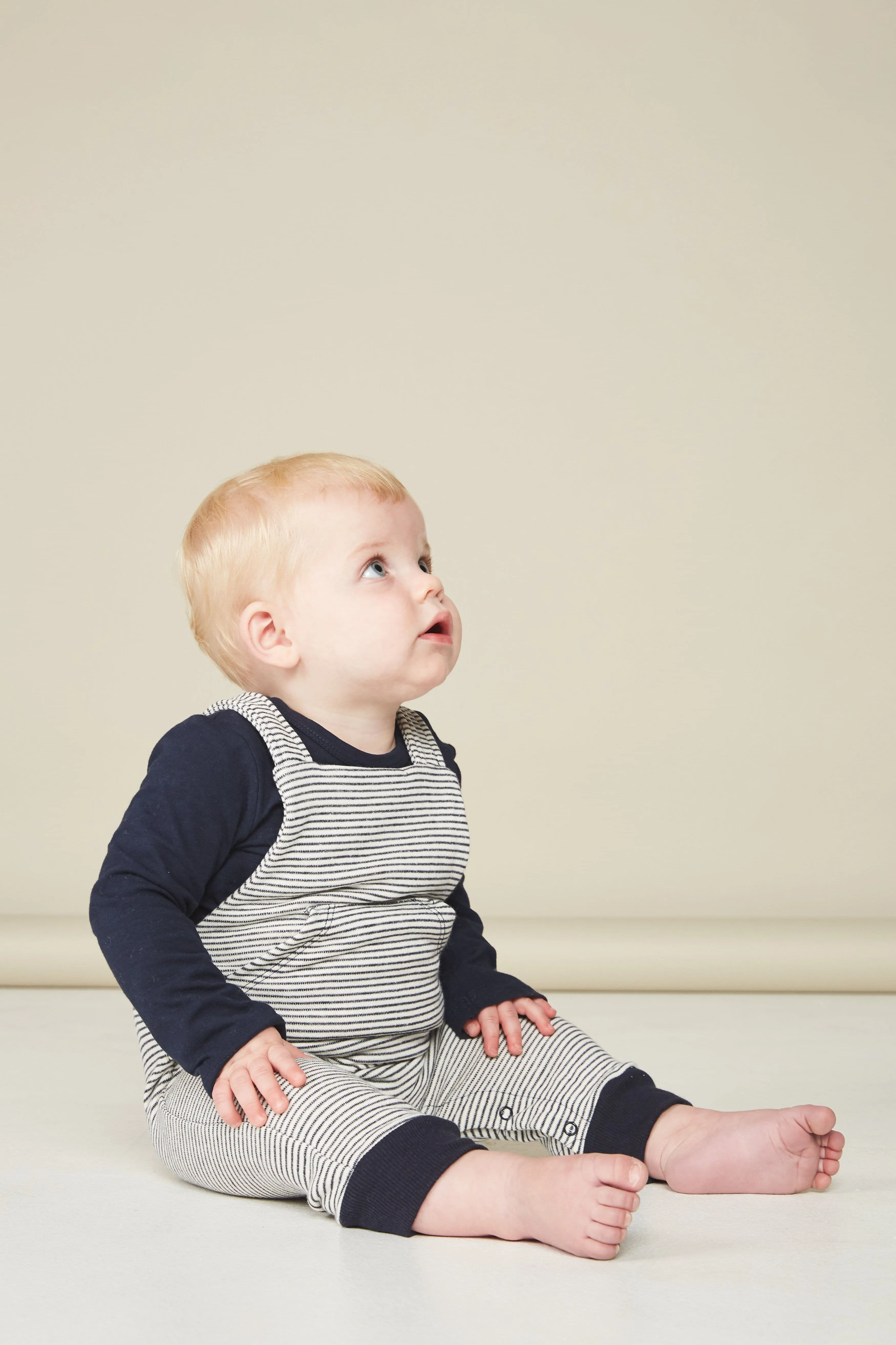 Stripe Overall (Milky Baby)