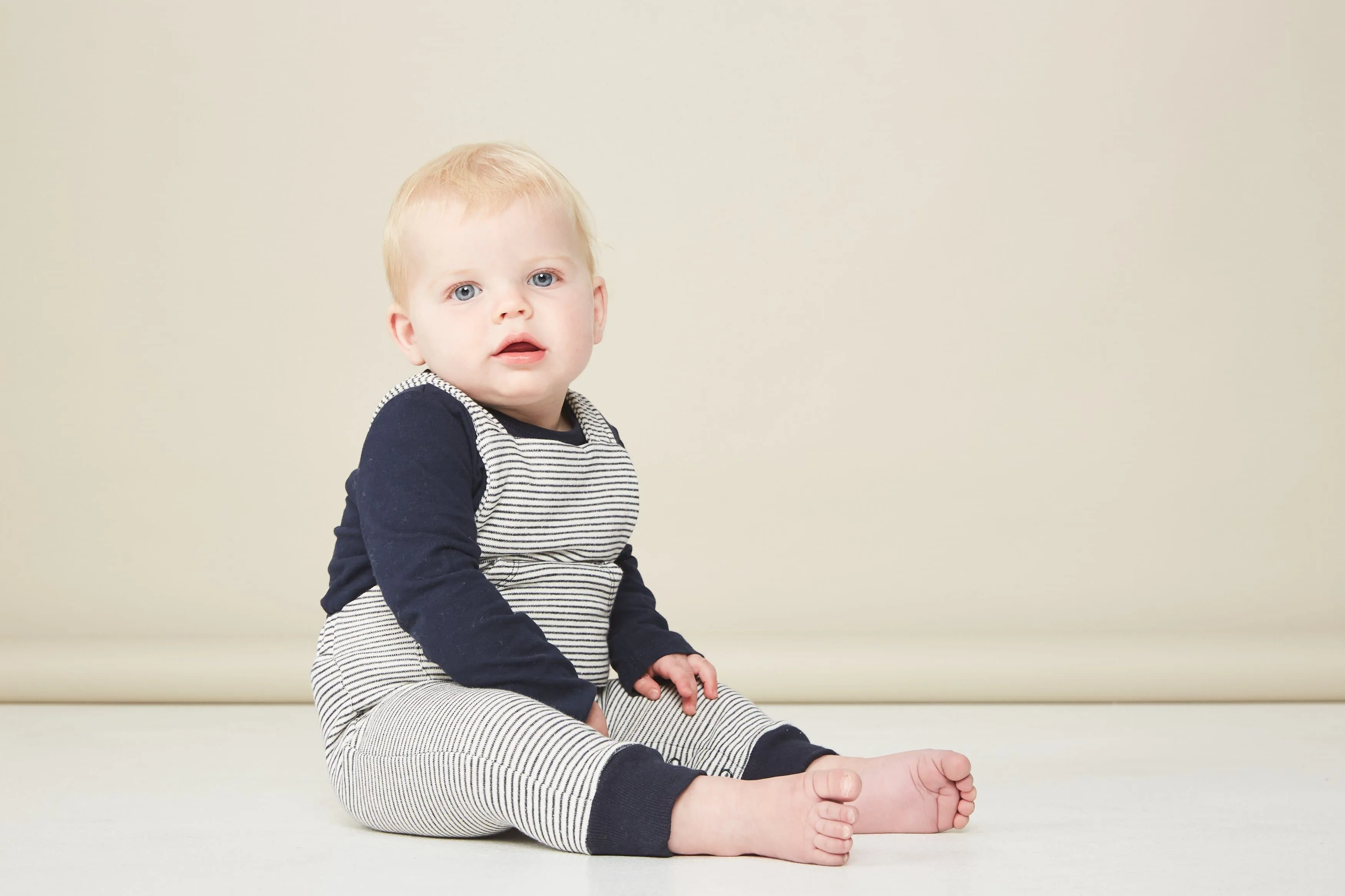 Stripe Overall (Milky Baby)